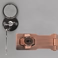 thumbnail image 1 of QUMIIRITY Key Lock for Cabinets Dark Brown Freezer Lock with High Strength Security for Home Use, 1 of 8
