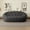 Dark Grey, variant on Sodrens 42.52" Bubble Couch,Modern Upholstered Mesh Fabric Lazy Floor Sofa,3D Honeycomb Shape Bubble Sofa Curved Couch for Living Room,Office,Apartment,No-Assembly(Dark Grey,Ottoman)