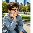 thumbnail image 6 of ouhos AI Smart Glasses with Camera, 4K HD Video & Photo Capture, Real-Time Translation, Recording Glasses with AI Assistant, Open-Ear Audio, Bluetooth, for Travel, Sport(3 Lenses), 6 of 6