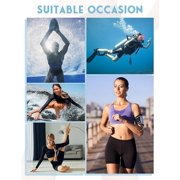 Womens 3/7/9 Swim Shorts High-Waisted Board Shorts with Pockets UPF50+ Quick Dry Beach Swimsuit Shorts