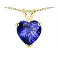 thumbnail image 2 of Star K � Simulated Tanzanite  8mm Heart Pendant Necklace, 2 of 9