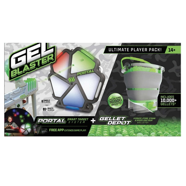 Ultimate Player Pack: Gel Blaster Portal & Gellet Depot Bundle