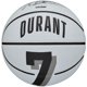 thumbnail image 1 of Baloncesto WILSON, icono de jugador de la NBA, Mini Kevin Durant, blanco/negro, 1 of 3