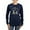Navy, variant on CafePress - Away In A Manger Women's Long Sleeve Dark T Shirt - Women's Long Sleeve Graphic Tee Casual Fit