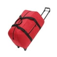 thumbnail image 2 of EHJRE Duffel Bag with Wheels Carrier Handbag Luggage Case for Sports Picnic Travel red, 2 of 9