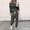 Black, variant on Muscularfit Pullover 2 Piece Sets Plus Size Striped Athletic Sets Gray Pleated Crew Neck Long Sleeve Womens Outfit Sets