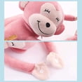 thumbnail image 4 of Creative Monkey Tissue Box Cartoon Tissue Cover Paper Holder Napkin Box Paper Storage for Car Home Bathroom(Pink), 4 of 5