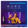 thumbnail image 2 of Webcam 2K Web Camera 60FPS Streaming Camera 2K USB WebCam with Microphones ,Easy to Install, 2 of 6