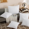 thumbnail image 1 of Throw Pillow Cover 100% Cotton Soft Fill Polyester -45.72 x 45.72 cm Bed Sofa Replacement Pillow Insert - Decorative Pillow Insert Pair, 1 of 6