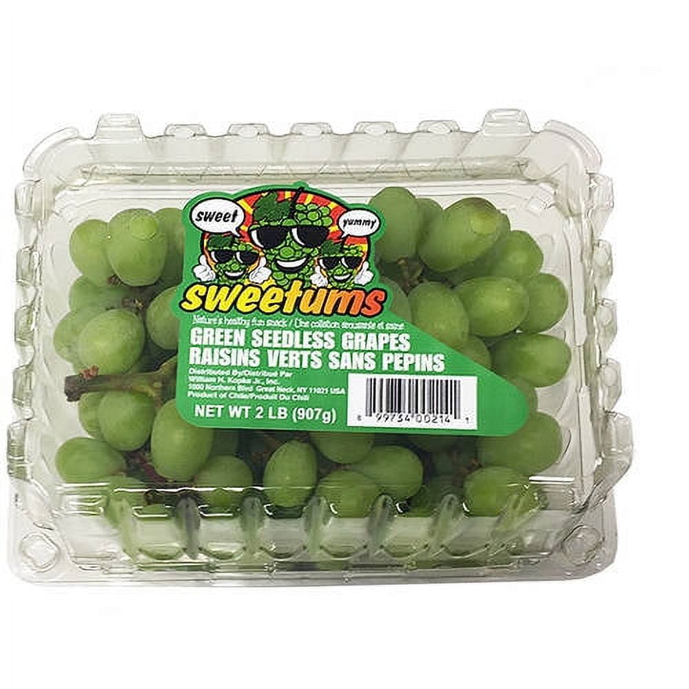 Green Seedless Grapes - 2 Lb