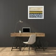 thumbnail image 3 of Avondet, Natalie 18x15 White Modern Wood Framed Museum Art Print Titled - Honey Comb Abstract I, 3 of 4