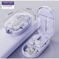 thumbnail image 1 of 1 juego de cortador de medicamentos portátil, cortador de medicamentos, cortador de medicamentos, corte preciso de medicamentos y caja de embalaje de tabletas, 1 of 2