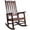 Style B | Brown, variant on Gzxs Oversized Rocking Chair, Fir Wood High Back Porch Rocker Chair with Wide Seat for Outdoor & Indoor Use, Max 330lbs Load (Brown)