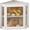 White, variant on Bread Box with Window Display, Kitchen Countertop Storage,(Black, Medium)