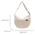 thumbnail image 3 of Bolso Tipo Cartera Pana Bandolera Con Correa Ajustable para Mujer, 3 of 9