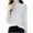 White, variant on Fmbrln Womens Solid Half Turtleneck Basic Knitted Sweaters Fall Winter Fashion Long Sleeve Pullover Tops Casual Loose Comfy Sweaters Beige 2XL