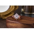thumbnail image 5 of 14K Rose Gold Oval Moissanite Classic Engagement Ring for Women, 5 of 5