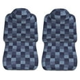 thumbnail image 4 of Haiem Blue Gingham Buffalo Check Printed Car Seat Covers Set of 2, Universal Fit Car Seat Covers,Protective Seat Covers,Comfortable Car Seat Covers, Easy Installation Seat Covers, Vehicle Seat Covers, 4 of 9
