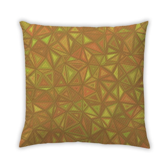 Ahgly Company Outdoor Square Contemporary Throw Pillow, 18 inch by 18 inch