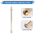 thumbnail image 4 of 1 Juego de Extensión de Válvula de Neumático de Cobre de 180 Grados con Adaptador de Inflación de Válvula de Neumático de Plástico Flexible de 250 mm para Coche, Motocicleta, RV, Camión, Bicicleta, 4 of 6
