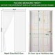 thumbnail image 4 of Thickened Magnetic Screen Door 80x210cm Very Dense Mesh Magnetic Screen Door Anti-Fly Insect Curtain With Tape, 4 of 5