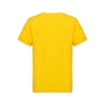 thumbnail image 2 of Yartina Kids Boys Girls Crewneck Short Sleeve Loose Casual Sports T-Shirt Athletic Running Undershirt Yellow 120, 2 of 7