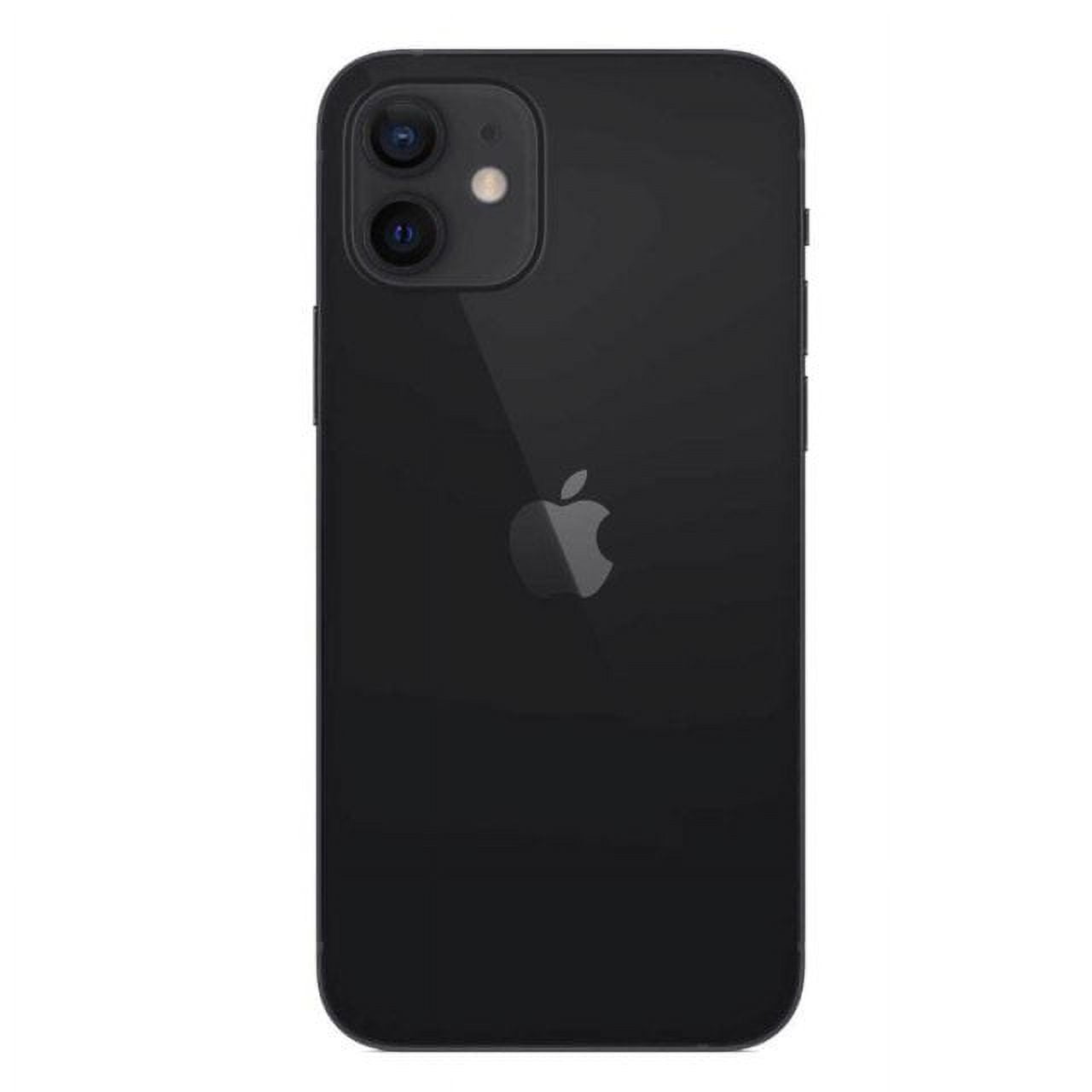 Apple iPhone 12 64GB, Consumer Cell Locked, Black, Refurbished