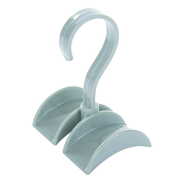 WHEANG Hooks for Hanging Closet Handbag Organizer 360 Rotating Belt Scarf Tie Rack Holder Multi Function Hook 1Pc One Size Green
