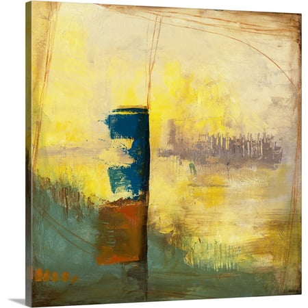 Azura Wrap Great BIG Canvas | Jennifer Goldberger Premium Thick-Wrap Canvas entitled Aquamarine Aura III ()