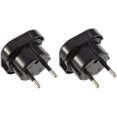 thumbnail image 3 of Pack Of X2 - English To France Plug Adapter - English French Adapter - Type G To Type C - Compact And Lightweight - Surge Protector, 3 of 5