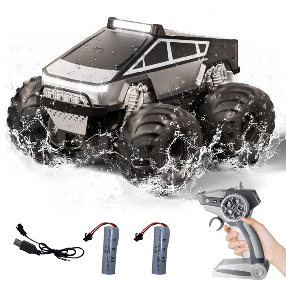 RC Car,Amphibious Remote Control Car Waterproof Monster Truck,4WD All Terrain Off-Road 2.4GHZ Vehicles,1:16Scale Hobby Monster Truck Toys,RC Rock Craw