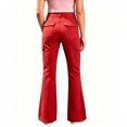 thumbnail image 3 of Grblisyd School Uniform Pants for Girls Flare High Waist Dress Trousers Fashion Button Trouser Back To School Outfits, 3 of 4