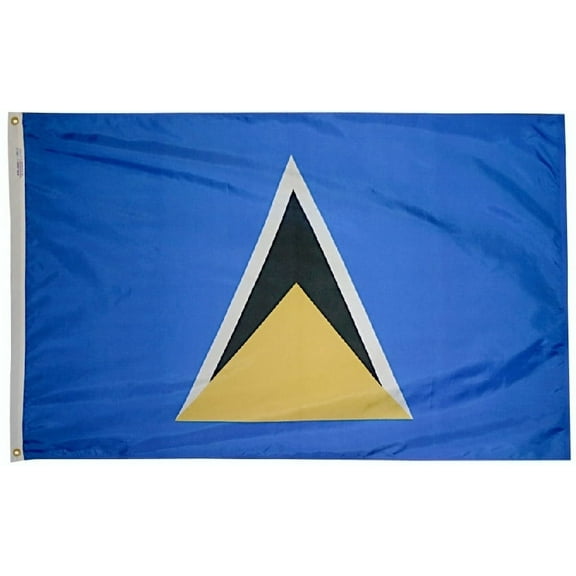 St. Lucia - 3'X5' Nylon Flag