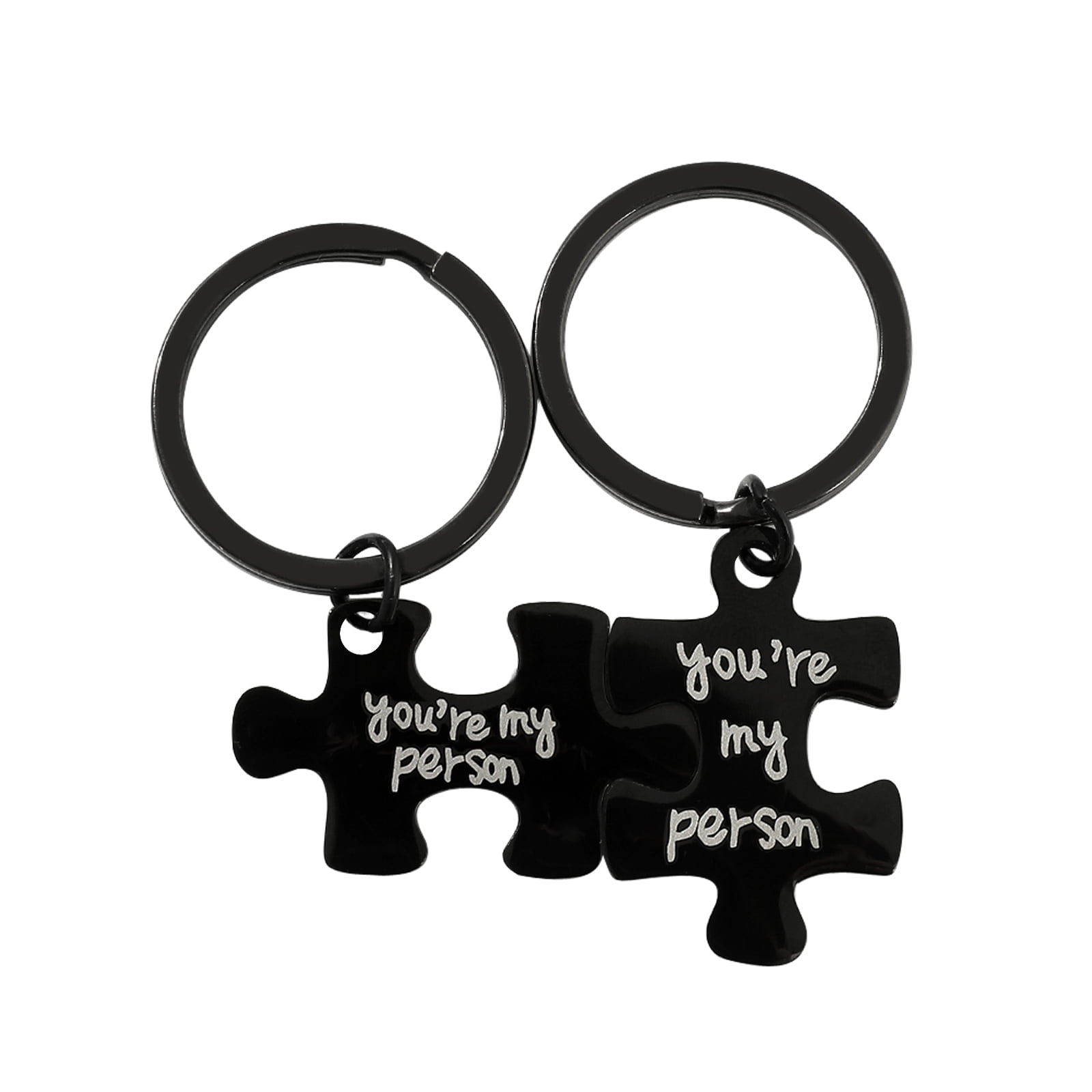 2 Pcs Key Chain,Novelty Keychains with Key Rings Car Keychain for Women and Men Great Gift for Friends 