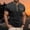 Black-a, variant on Shirts for Men Short Sleeve Crew Neck Henley T-Shirt Lightweight Khaki Button Shirt Mens Shirts Casual