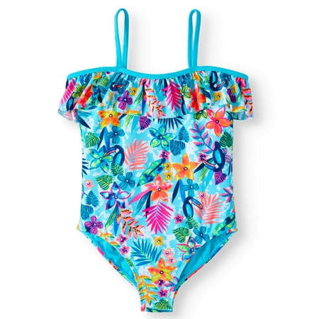 Tropic Dream Cold-Shoulder One-Piece Swimsuit (Little Girls, Big Girls & Big Girls