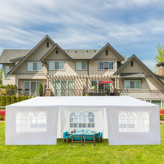 Ktaxon 10' x 30' Outdoor Canopy, Waterproof 7 Removable Sidewalls