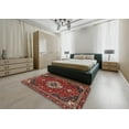 thumbnail image 4 of Ahgly Company Indoor Rectangle Traditional Dark Almond Brown Medallion Area Rugs, 3' x 5', 4 of 6