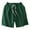 Green, variant on zeranth Men Summer Casual Shorts Elastic Drawstring Waistband Pockets Athletic Shorts Solid Color Wide Leg Quick-drying Fitness Shorts