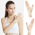thumbnail image 2 of Jkung Sports Wrist Brace Tendon Sheath Pain Relief Sprain Rehabilitation Orthosis Joint Support Thumb Protector Men Women Left Right Hands Wrist Splint Wrap, 2 of 8