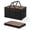 Large Black (50L / 13 Gallon), variant on Foldable Storage Crate with Wooden Lid, Collapsible Storage Bin with Handles for Outdoor Camping & Home Organization