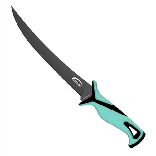 Danco FKS9-P-010 Pro Series Flex 9" Serrated Fixed Blade Seafoam Fishing Knife