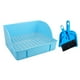 thumbnail image 3 of Caja de inodoro de esquina, entrenador de orinal, bandeja de arena de esquina, jaula para entrenador de orinal, bandeja de esquina Azul B, 3 of 9