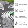 thumbnail image 6 of DEORAB 4'x6' Outdoor Rugs Waterproof Patio Lightweight Reversible Plastic Carpet Outside Camping Mat,Gray & White, 6 of 9