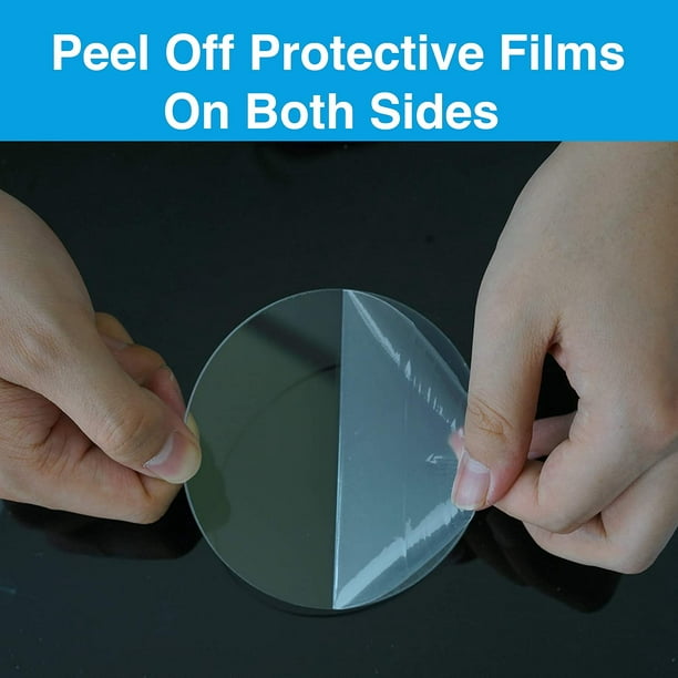 Cercle de disque rond en plexiglas acrylique transparent pour