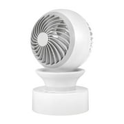120 degree Auto Oscillating Air Circulator Fan 3 Speeds Quiet for Home Office Bedroom Grey