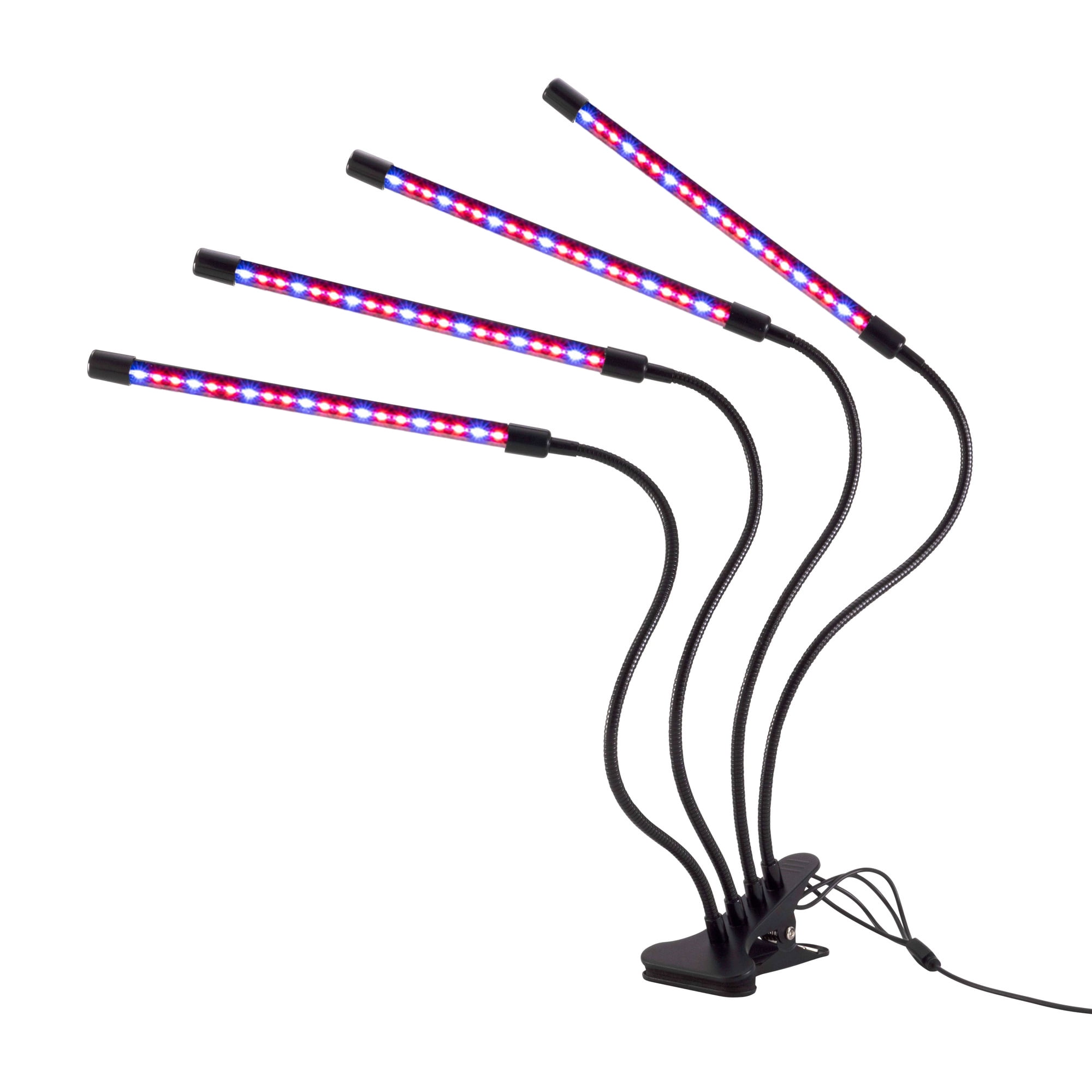 Great Value 4-Head Flexible LED Clamp Grow Light 20W with
