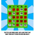 thumbnail image 2 of 25 Green Easy Read Bingo Heavy Duty 5 Ply Jumbo Shutter Slide Cards by Regal Games, 2 of 8