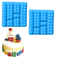 thumbnail image 1 of Building Brick Ice Tray or Candy Mold for Lego Lovers! 2 Pack Ice Cube Molds, 1 of 5