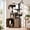 gray, variant on Gyger,Black Mobile Rolling Lectern Podium with Wheels,Freestanding Presentation Stand with Open Storage Shelves,Mobile Teacher Podium for Classroom Office Conference Room,Front Desk Checkout Counter